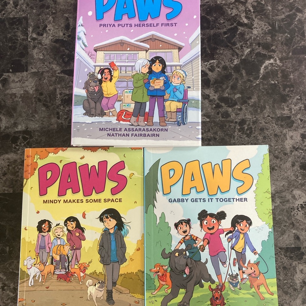 PAWS Graphic Novel Set. Set of 3.